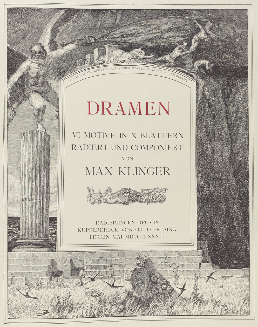 Titelseite von Max Klinger