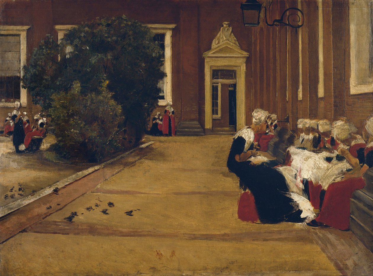 Amsterdamer Waisenmädchen (Studie) von Max Liebermann