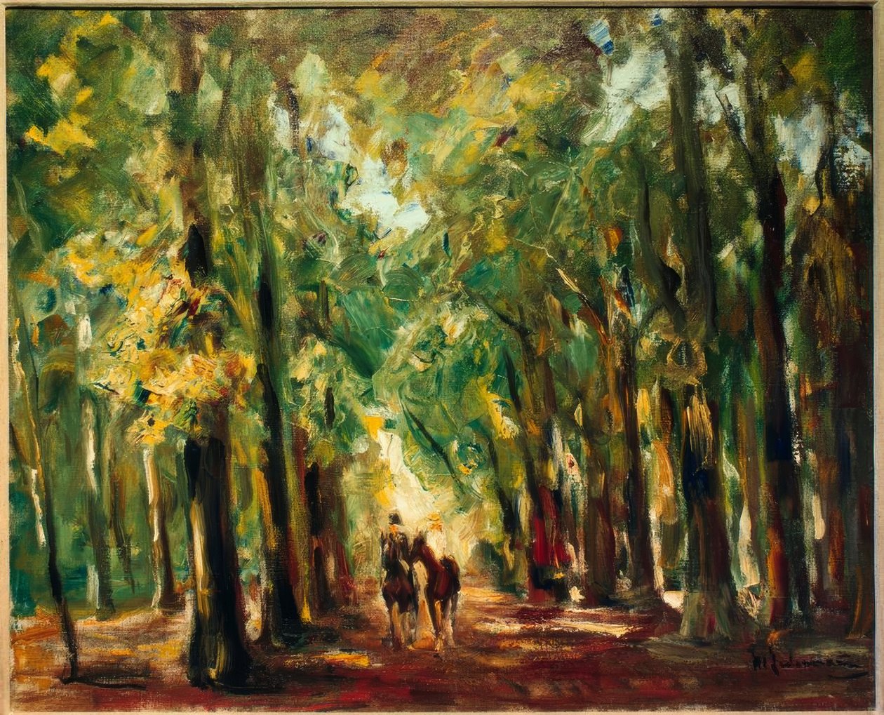 Reiter im Tiergarten von Max Liebermann