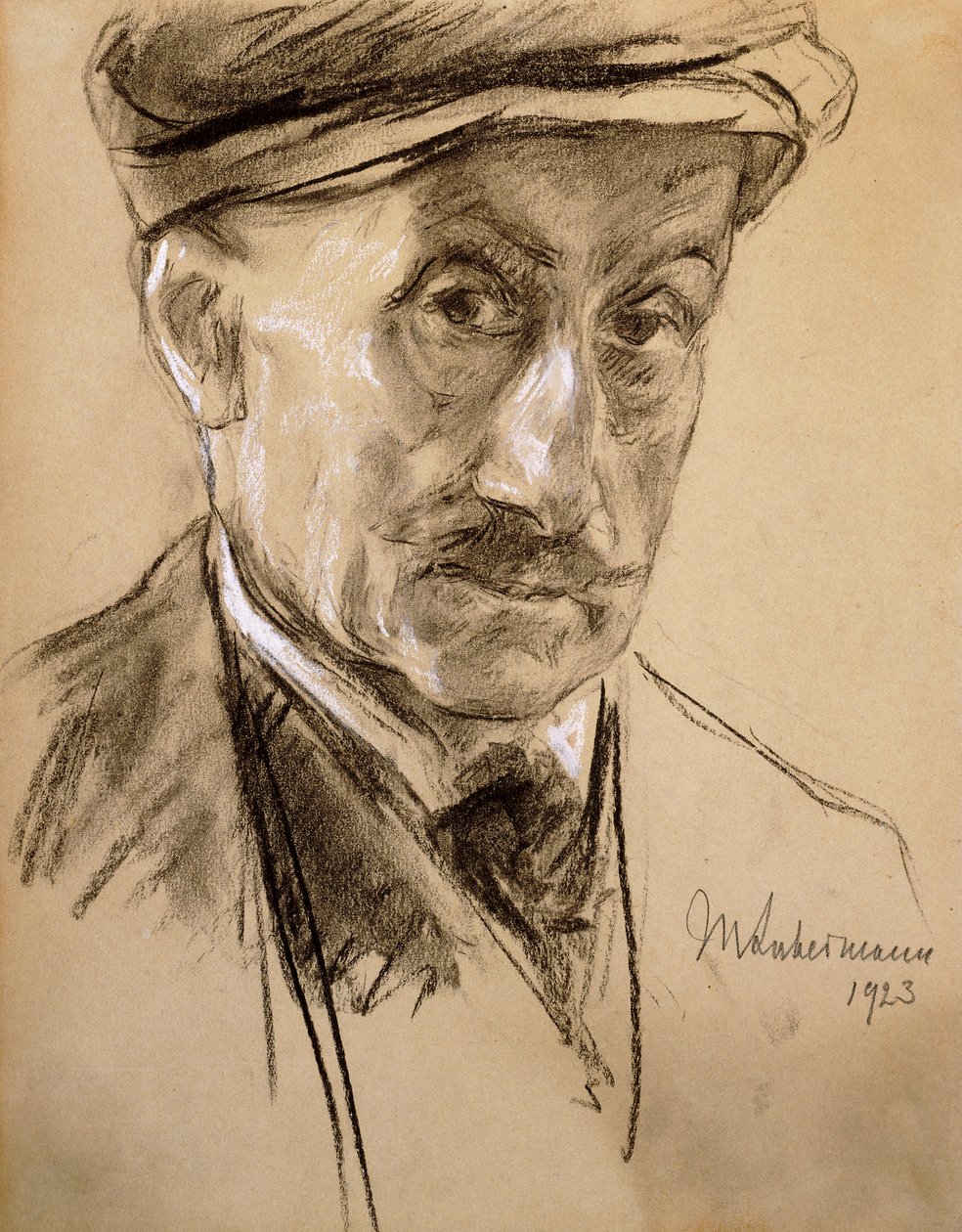 Selbstporträt, 1923 von Max Liebermann