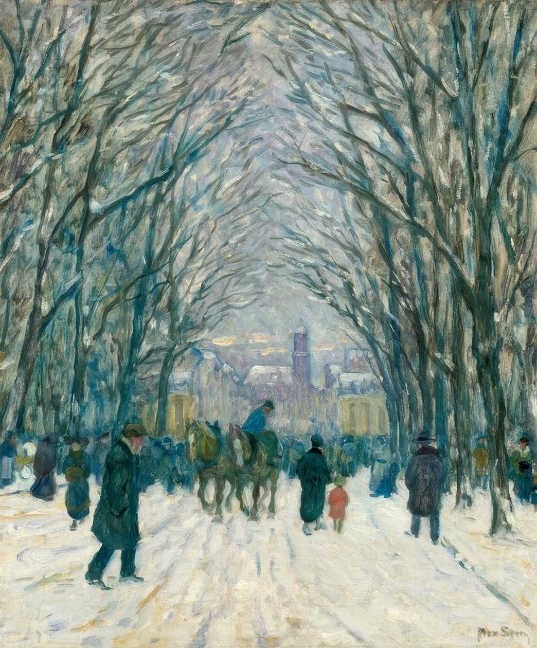 Ratinger Tor im Winter von Max Stern