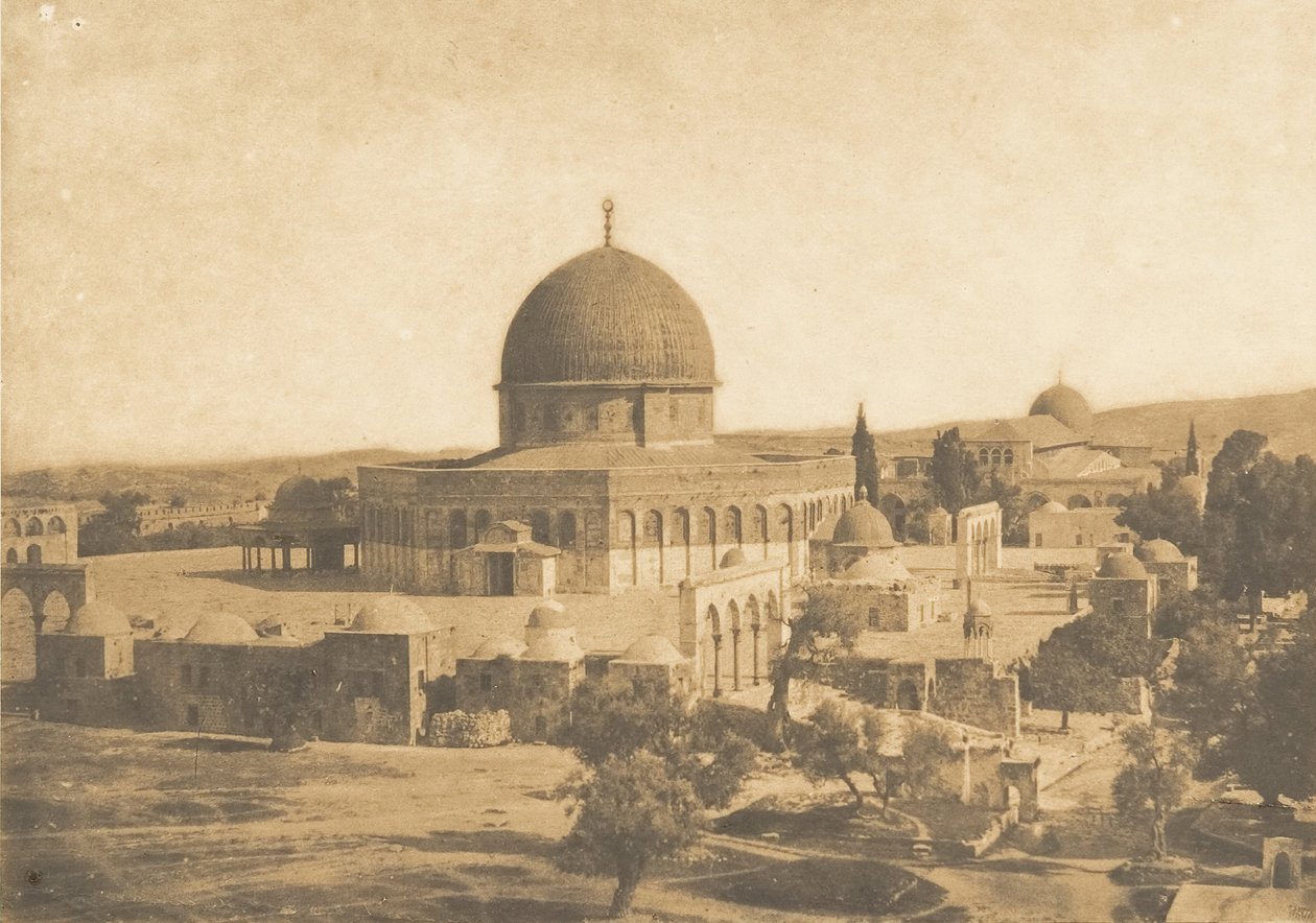 Die Omar-Moschee, in Jerusalem, August 1850 von Maxime Du Camp