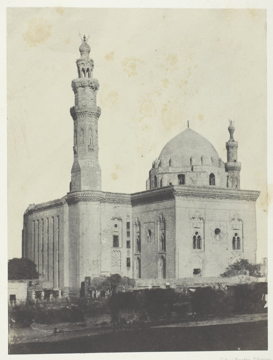 Moschee des Sultans Haçan, Kairo von Maxime Du Camp