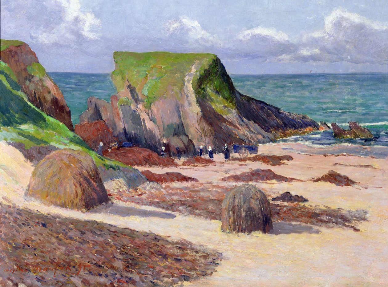 Seetangernte, 1891 von Maxime Emile Louis Maufra