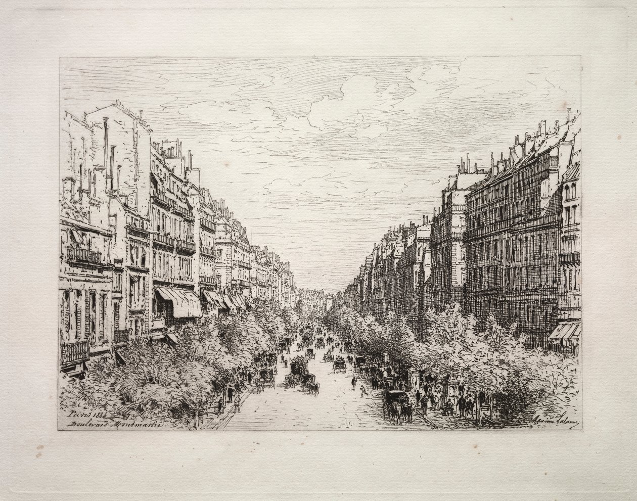 Boulevard Montmartre von Maxime Lalanne