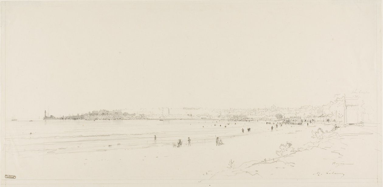 Der Strand von Royan von Maxime Lalanne