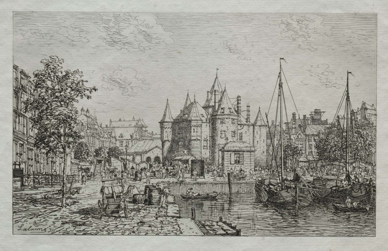 Die Wagg-Poids der Stadt Amsterdam von Maxime Lalanne