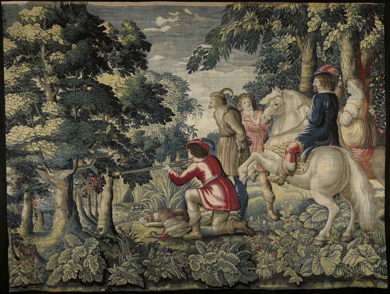 Entenjagd von Maximiliaan van der Gucht