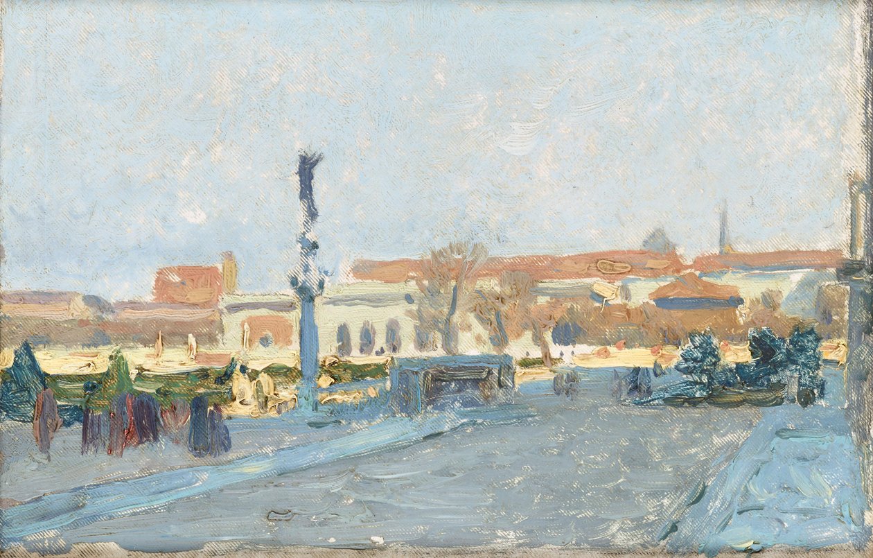 Blick auf Wien vom äußeren Burgtor von Maximilian Suppantschitsch