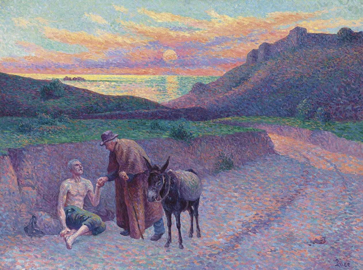 Der barmherzige Samariter von Maximilien Luce