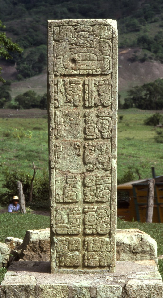 Copan Stela 6 von Mayan