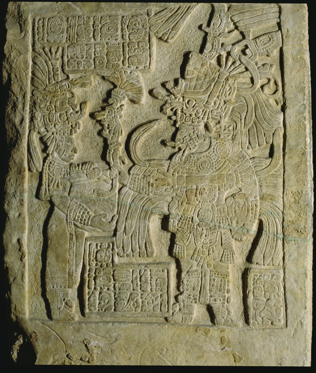 Sturz 53 aus Yaxchilan, Chiapas, Mexiko, Spätklassische Periode (600-900 n. Chr.) von Mayan