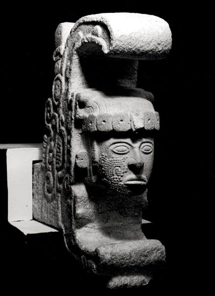 Die Königin von Uxmal, Tempelschnitzerei, 987-1185 (Sandstein) von Mayan