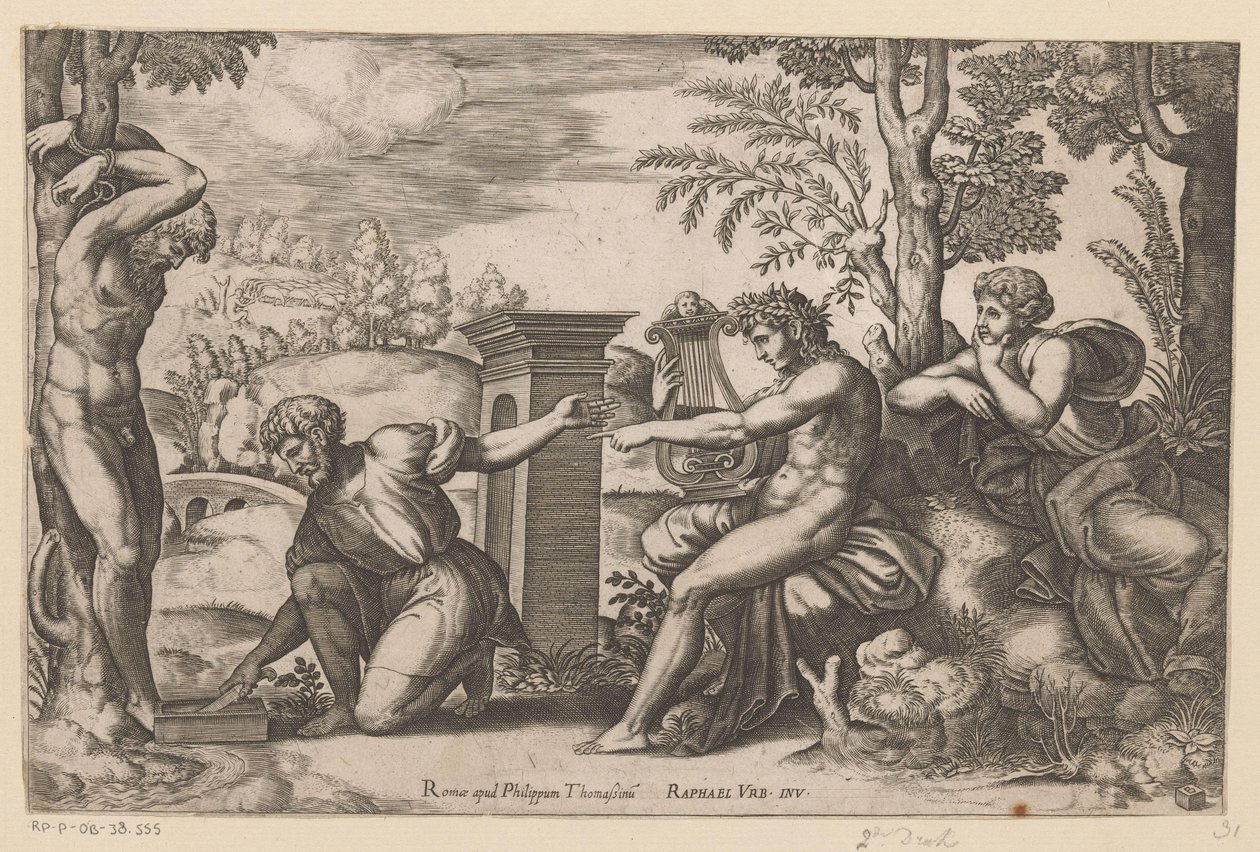 Apollo und Marsyas von Meester van de Dobbelsteen