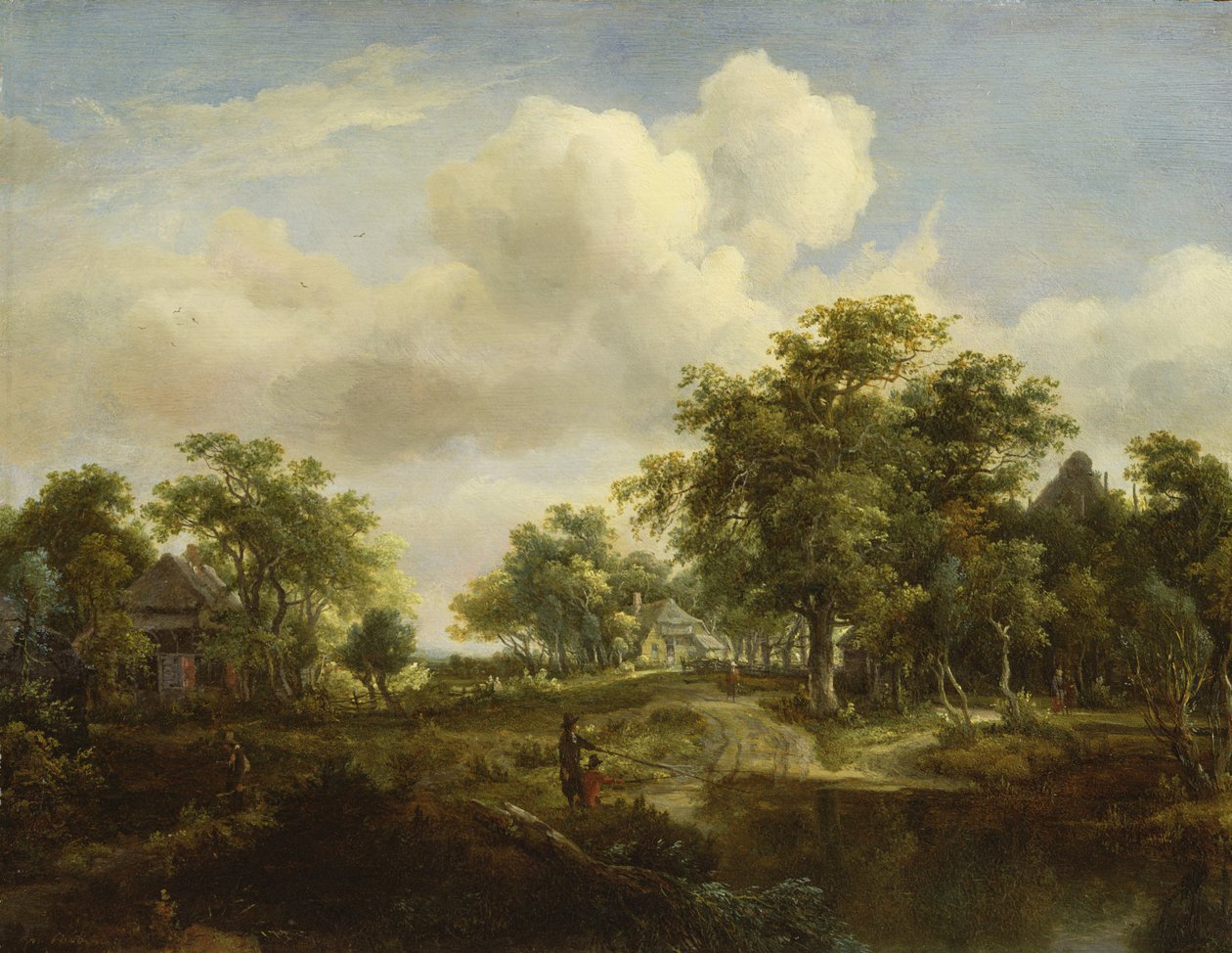 Eine Waldlichtung von Meindert Hobbema