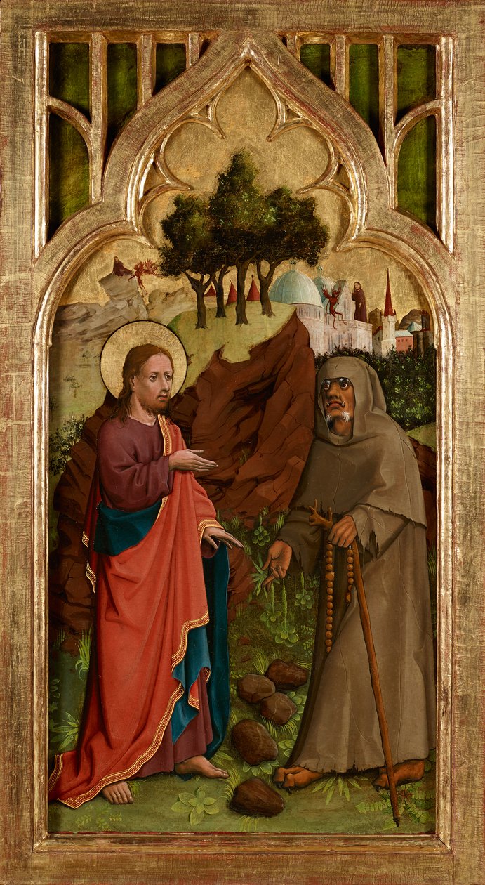 Versuchung Christi von Meister von Schloss Lichtenstein