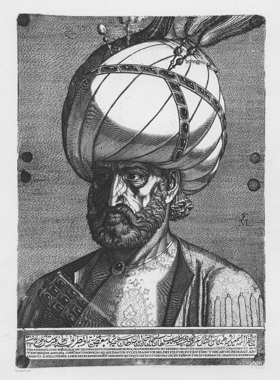 Suleiman der Prächtige, 1557 von Melchior Lorck