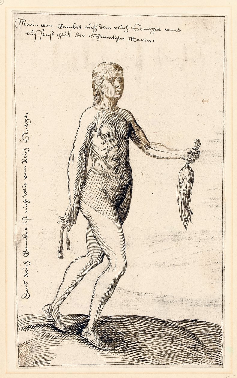Eine Frau aus Gambia, 1583 von Melchior Lorck