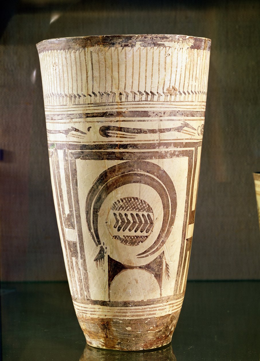 Vase, Stil I, aus Susa, Iran, 5000-4000 v. Chr. (Keramik) von Mesopotamian