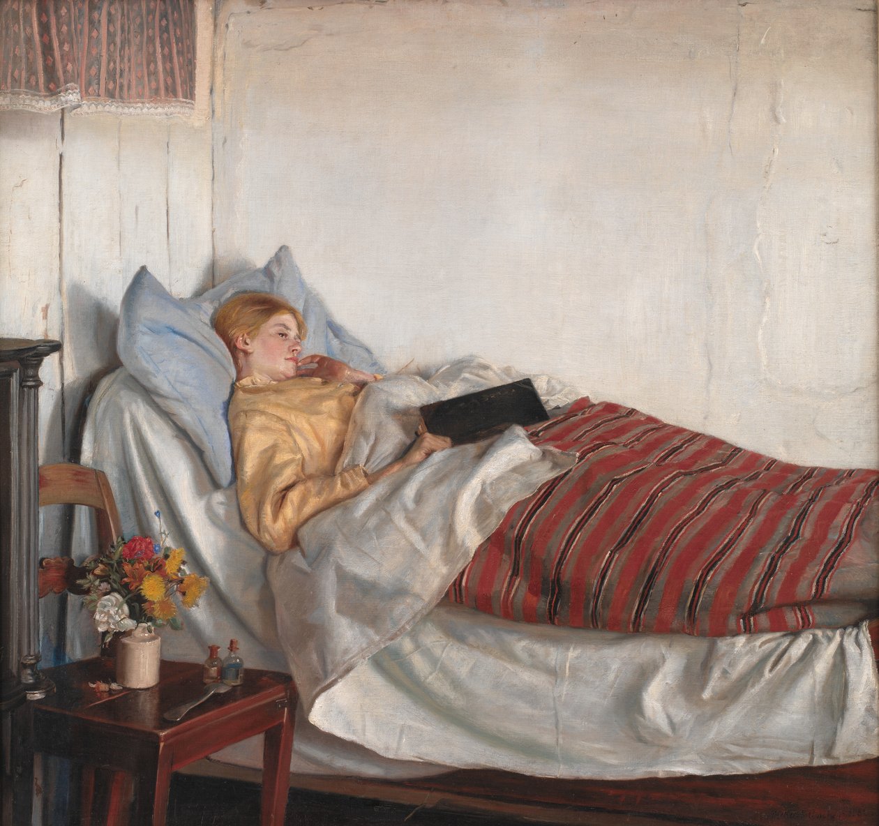 Das kranke Mädchen von Michael Ancher