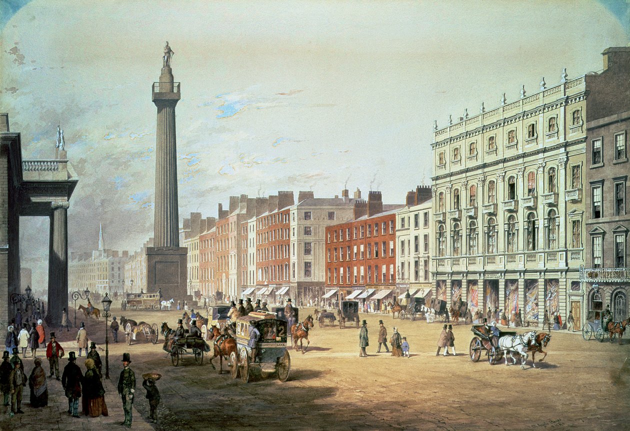 Sackville Street, Dublin von Michael Angelo Hayes