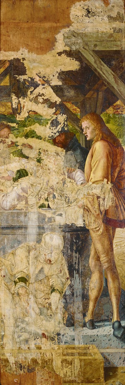 Josef wird in den Brunnen geworfen von Michael Pacher
