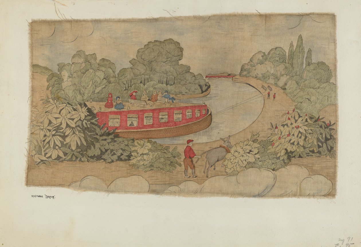 Bedruckte Baumwolle von Michael Trekur