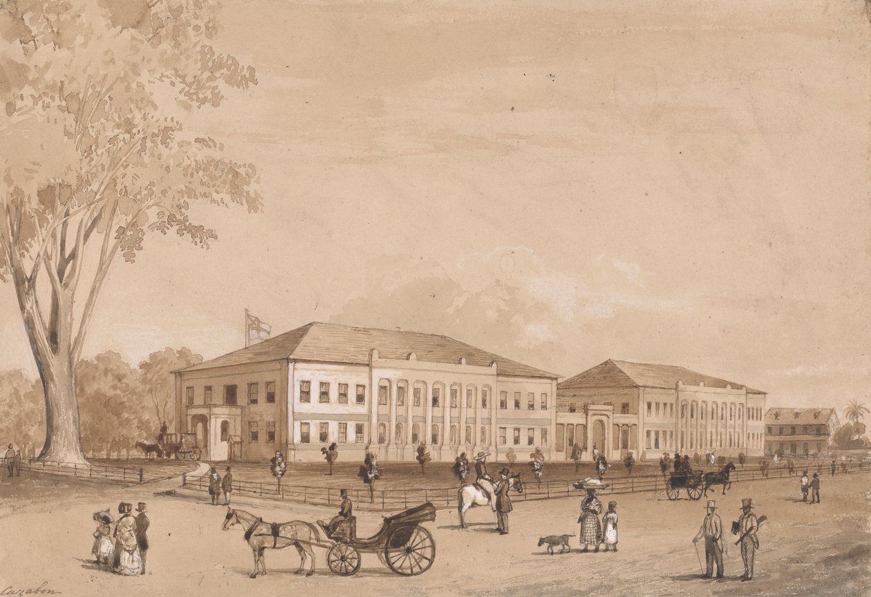 Regierungsgebäude von Michel Jean Cazabon