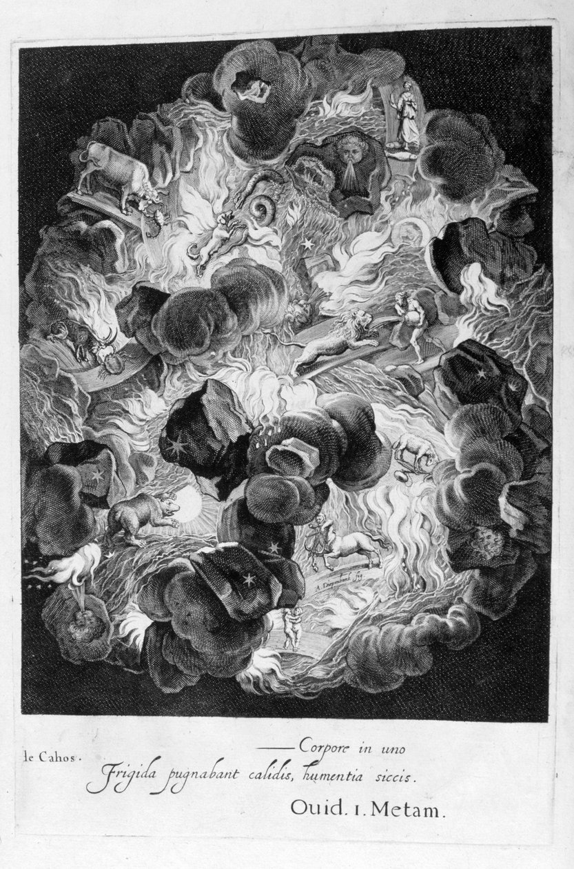 Das Chaos, 1655 von Michel de Marolles
