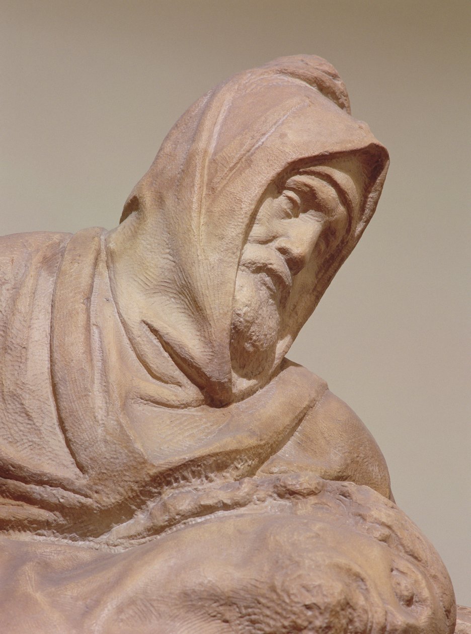 (Detail) Die Florentiner Pietà von Michelangelo Buonarroti