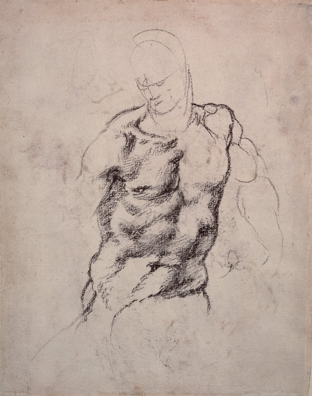 Figurenstudie von Michelangelo Buonarroti