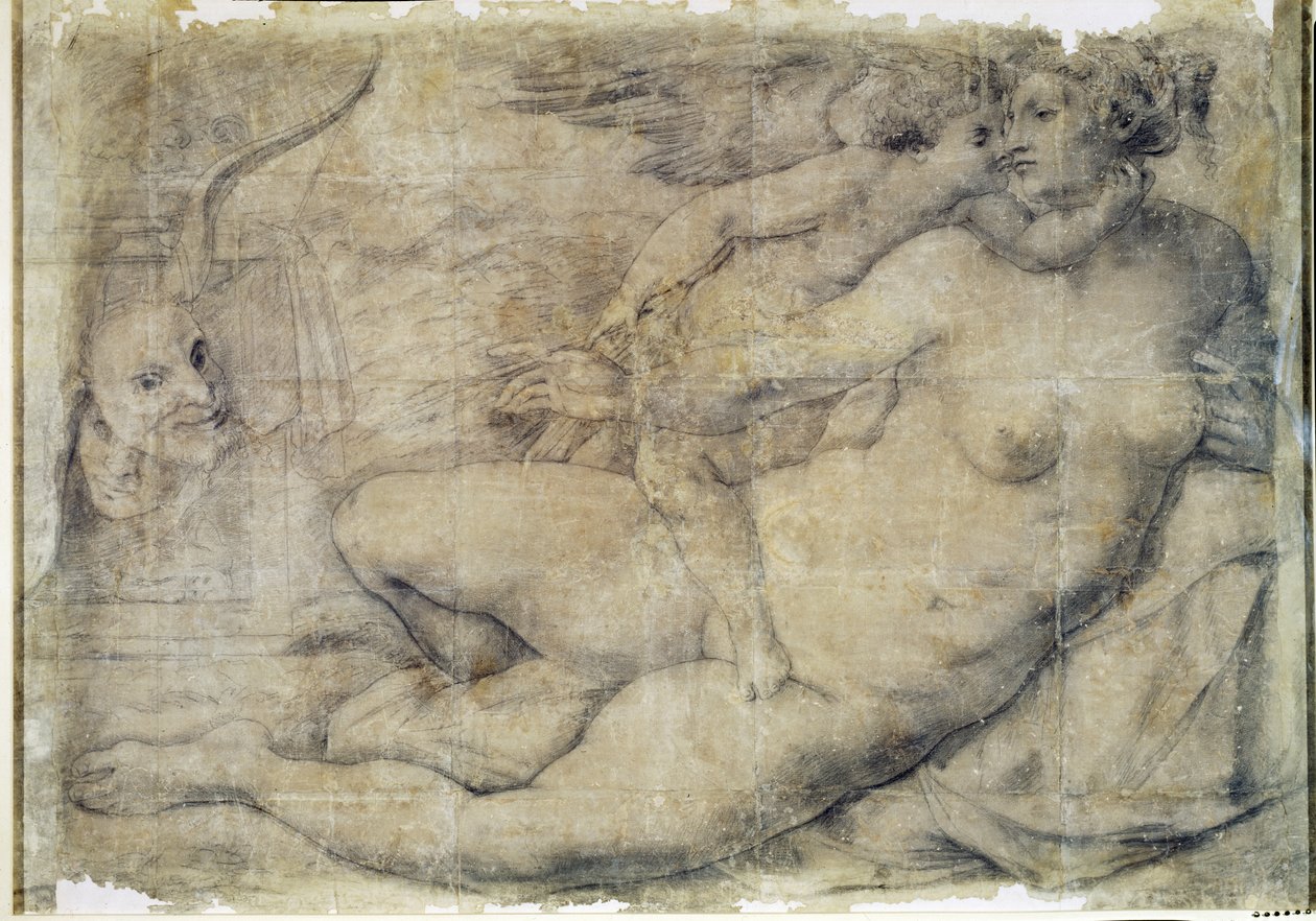 Venus mit Amor von Michelangelo Buonarroti