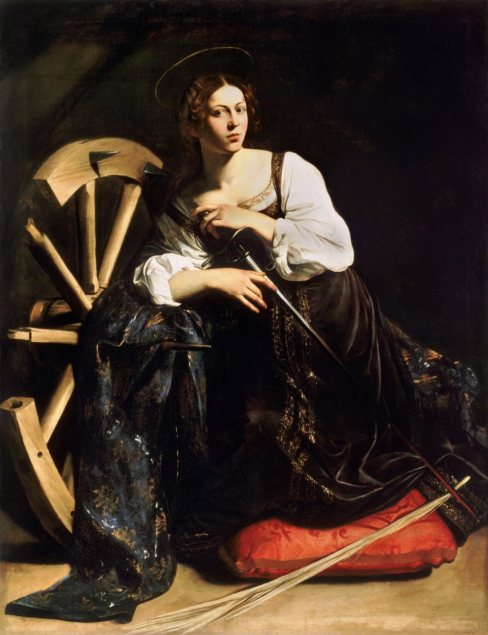 Heilige Katharina von Alexandrien von Michelangelo Merisi Caravaggio