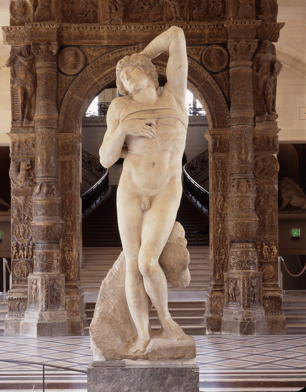 Gefangener, bekannt als Der sterbende Sklave von Michelangelo Buonarroti