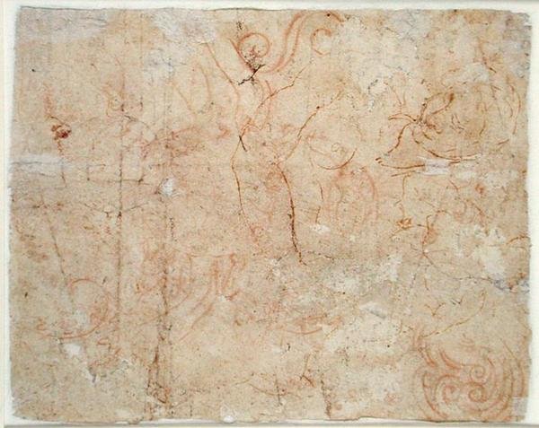 Verschiedene Studien, ca. 1525 von Michelangelo Buonarroti