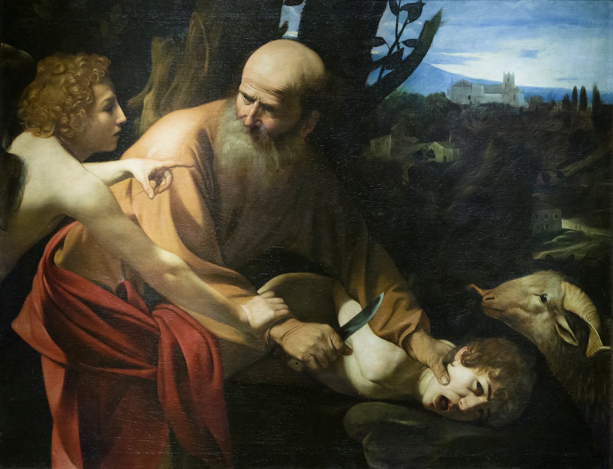 Opferung Isaaks von Michelangelo Merisi da Caravaggio