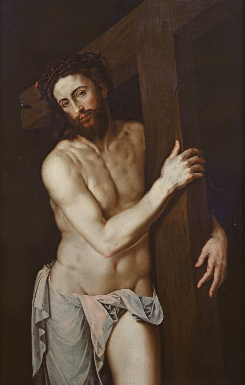Christus trägt das Kreuz von Michiel I Coxie or Coxcie