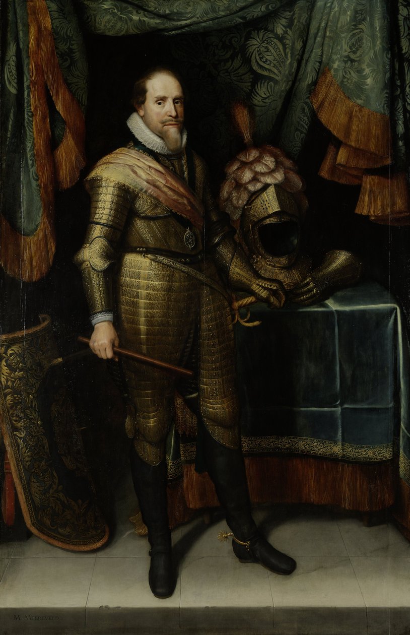 Porträt von Moritz von Nassau, Prinz von Oranien (1567-1625) von Michiel Jansz van Mierevelt
