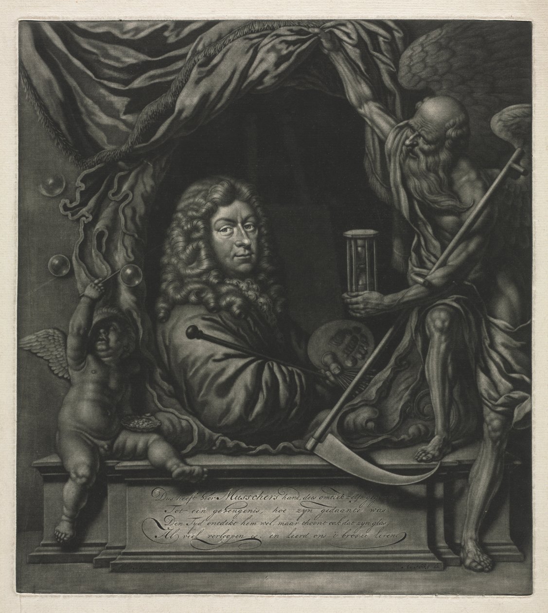 Selbstporträt von Michiel van Musscher