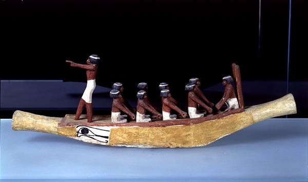 Modell eines Bootes, ca. 2000-1900 v. Chr. von Middle Kingdom Egyptian