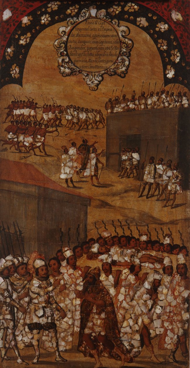 Die Eroberung von Mexiko. Tafel XVII von Miguel Gonzales