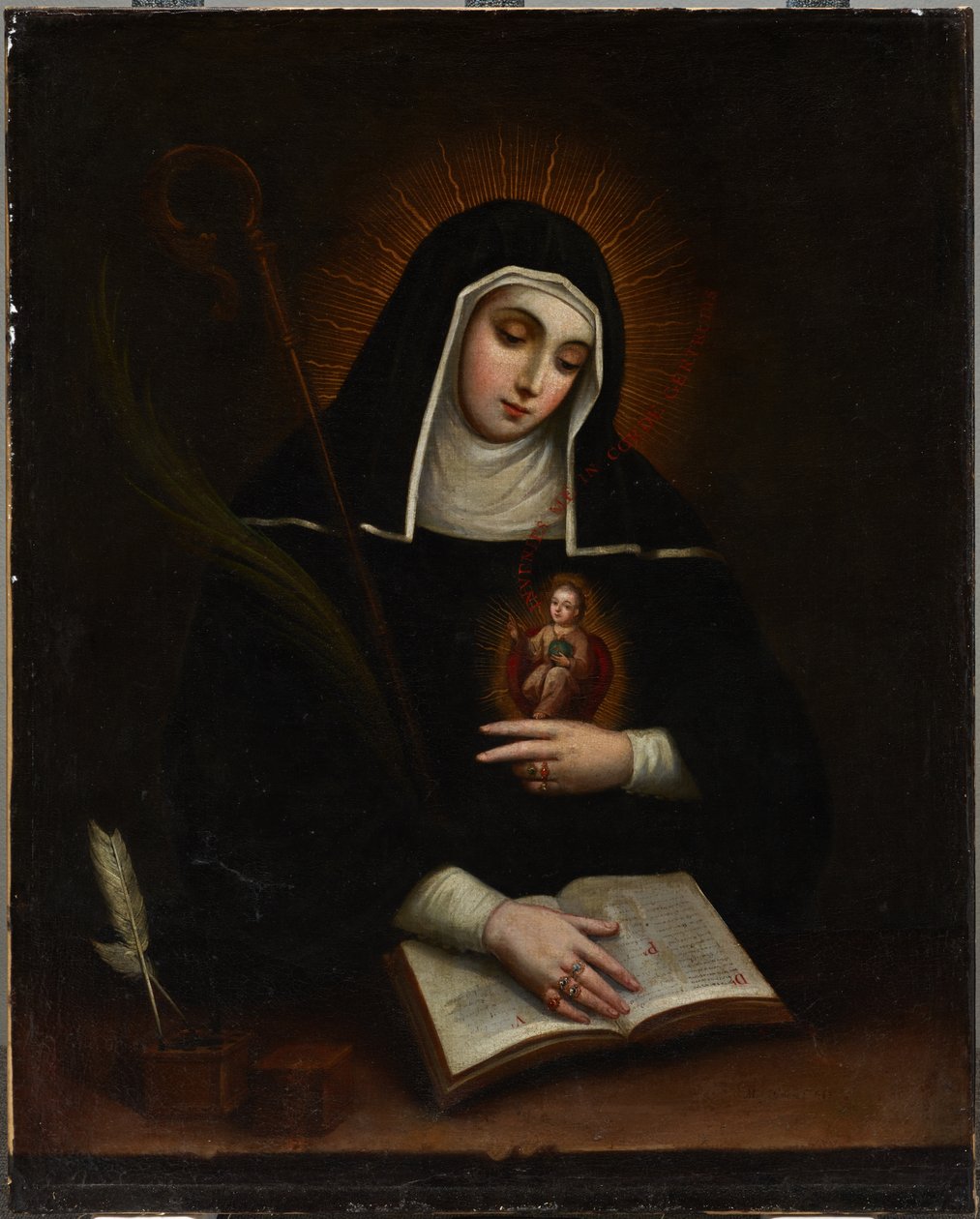 Heilige Gertrud von Miguel Cabrera
