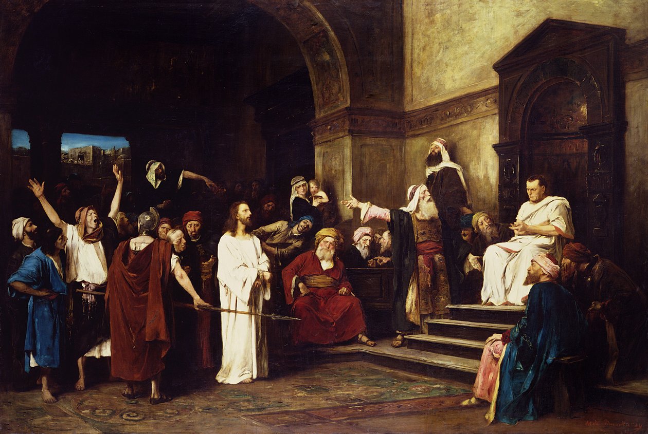 Christus vor Pilatus von Mihály Munkácsy
