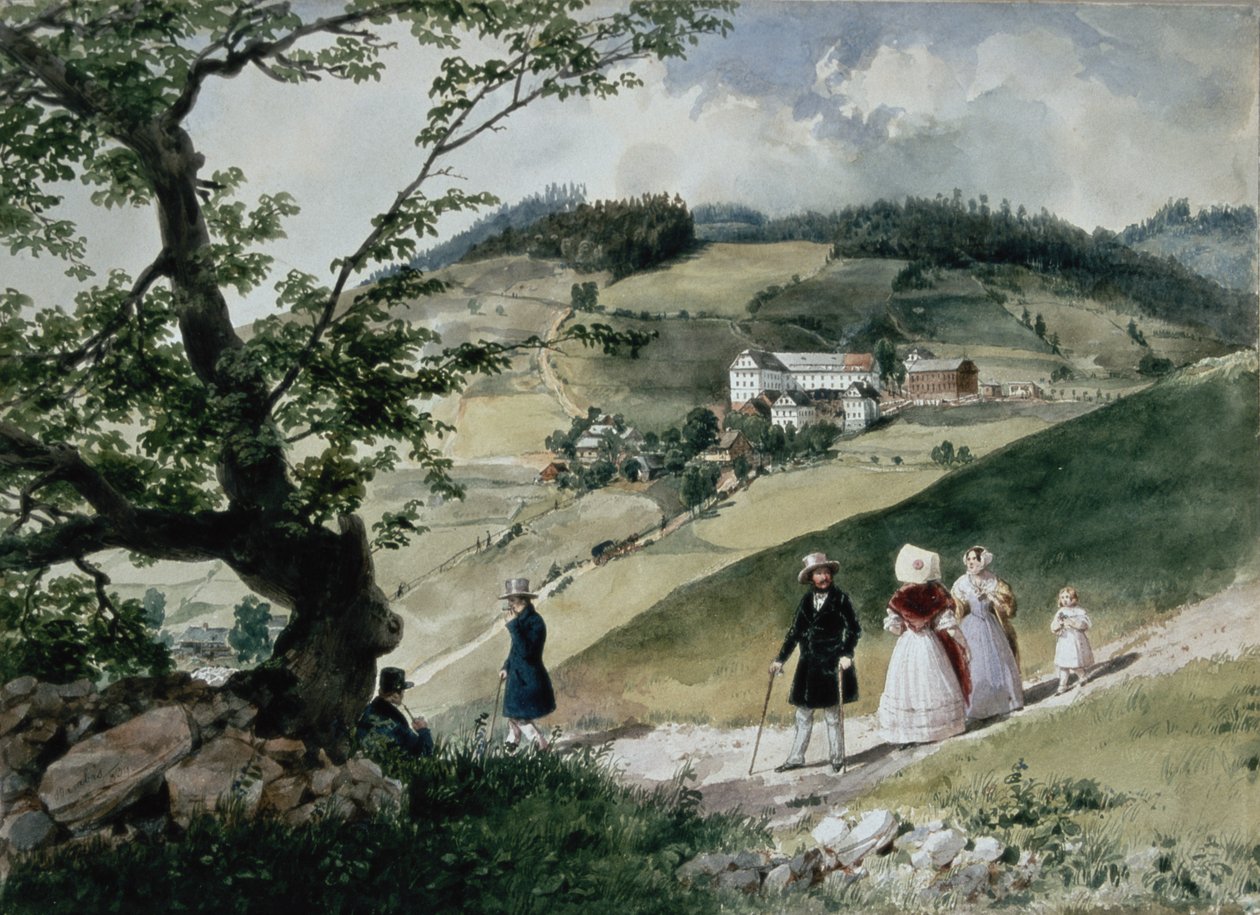 Spaziergang in Tabon von Miklós Barabás