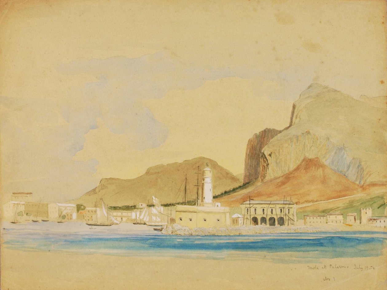 Moli in Palermo, 1854 von Miner Kilbourne Kellogg