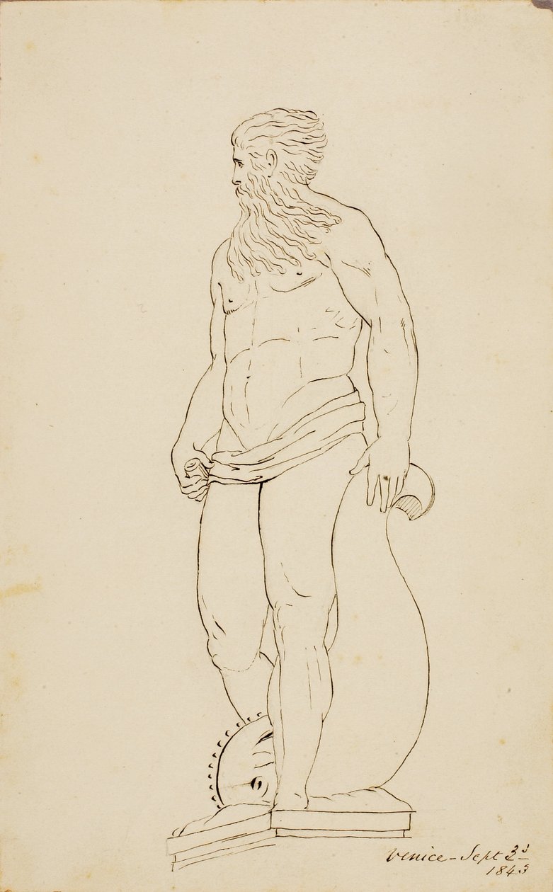 Statue des Neptun, Venedig von Miner Kilbourne Kellogg