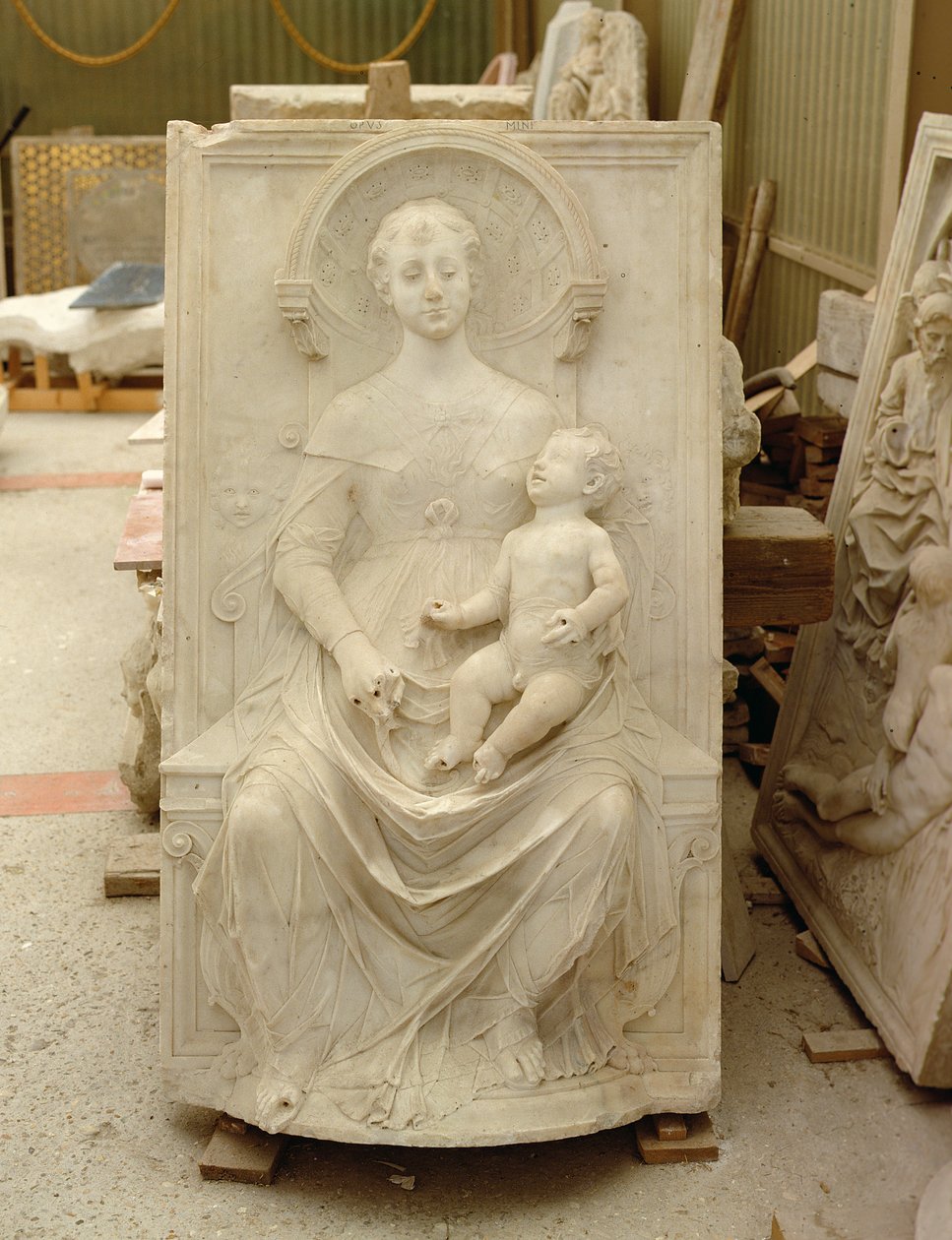 Madonna und Kind von Mino da Fiesole