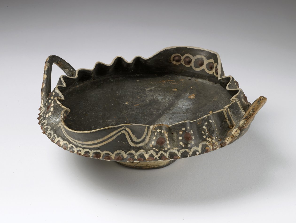 Becher mit gewelltem Rand, Knossos, Mittelminoische Periode, ca. 1800 v. Chr. von Minoan