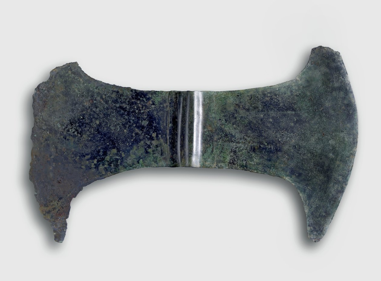 Votiv-Doppelaxt, Kreta, ca. 1700-1500 v. Chr. von Minoan