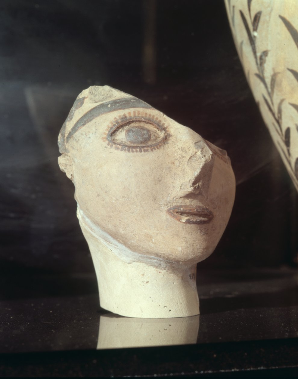 Kopf eines Mädchens, aus dem Palast von Knossos, minoisch, 1700-1400 v. Chr. von Minoan